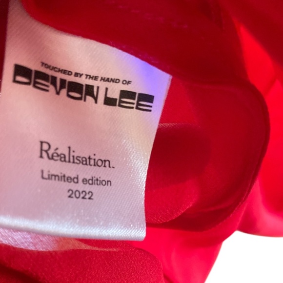 Realisation Par Silk Dress Pink Floral $285 Limited Edition Rose Devon Lee NWOT - Picture 16 of 16